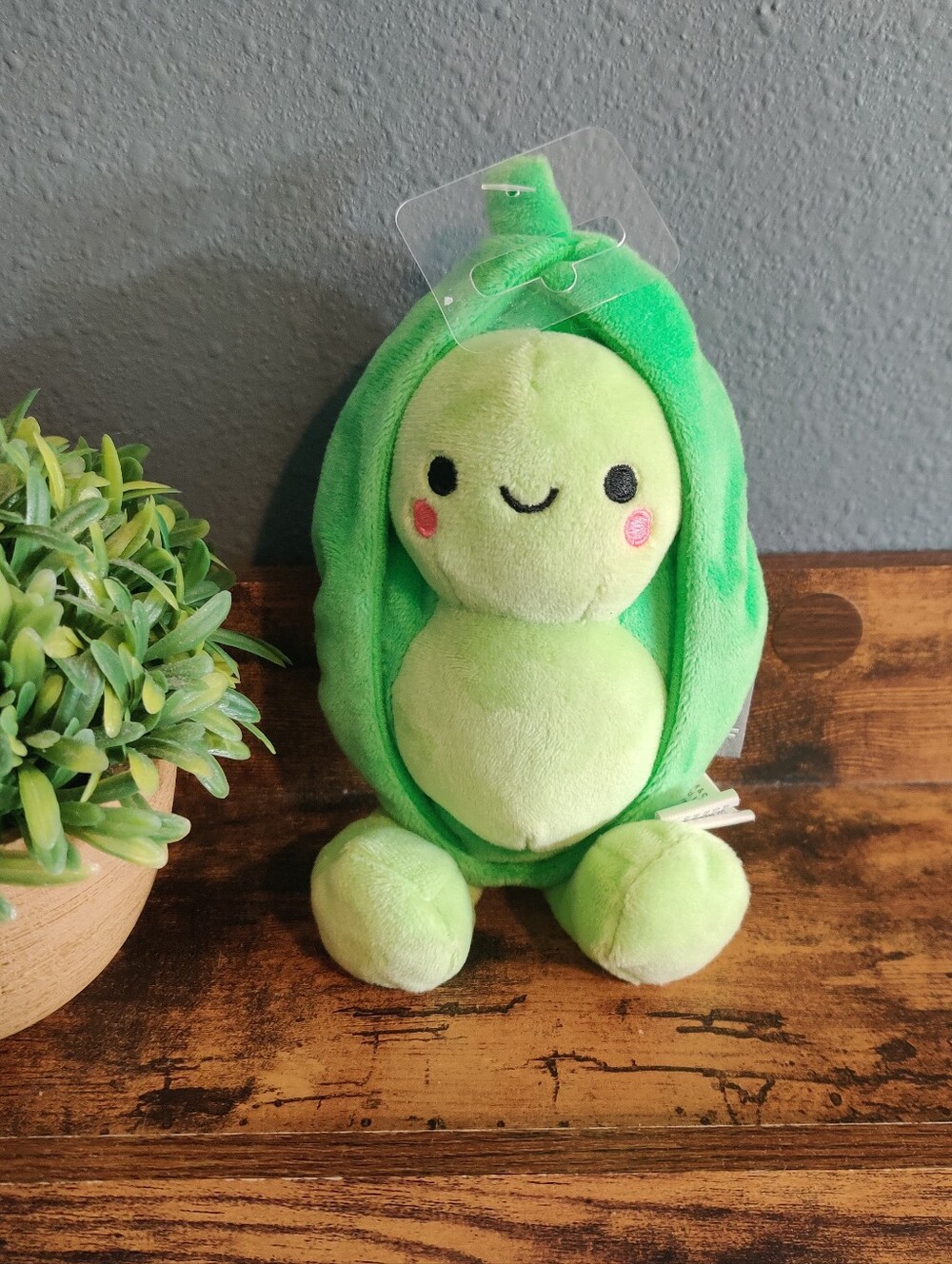 Hallmark Better Together Pea In Pod  Plush Magnetic 6” Peas Cute Kids Toy Green